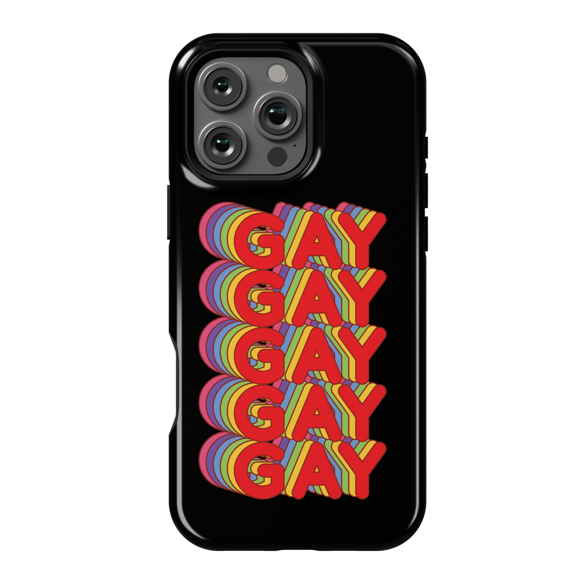 Gay Retro Rainbow Phone Case